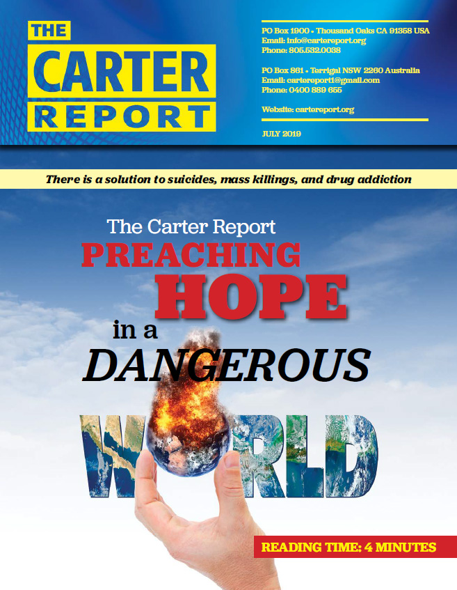 Carter Report July 2019 Front Page