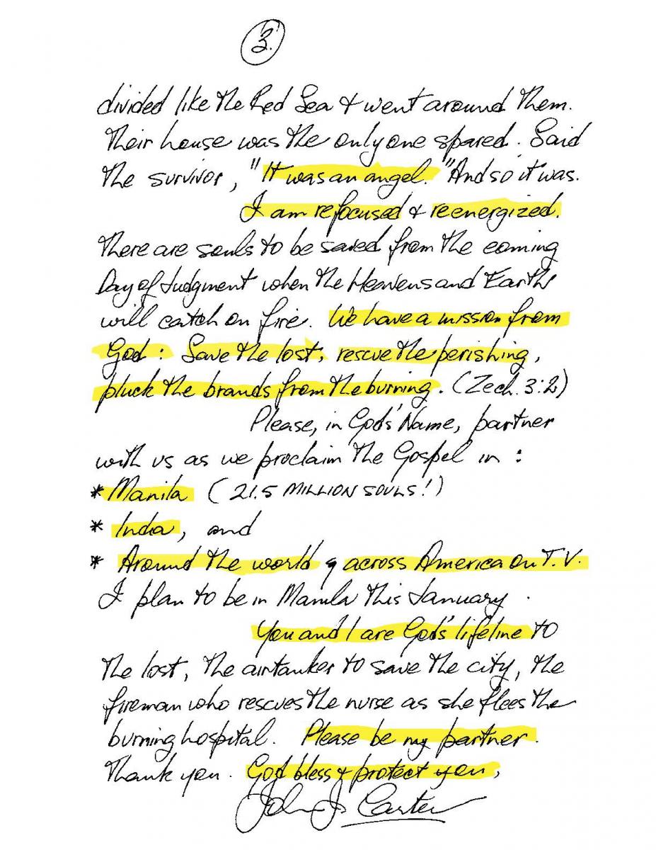 John Carter in the Midst of the California Fire